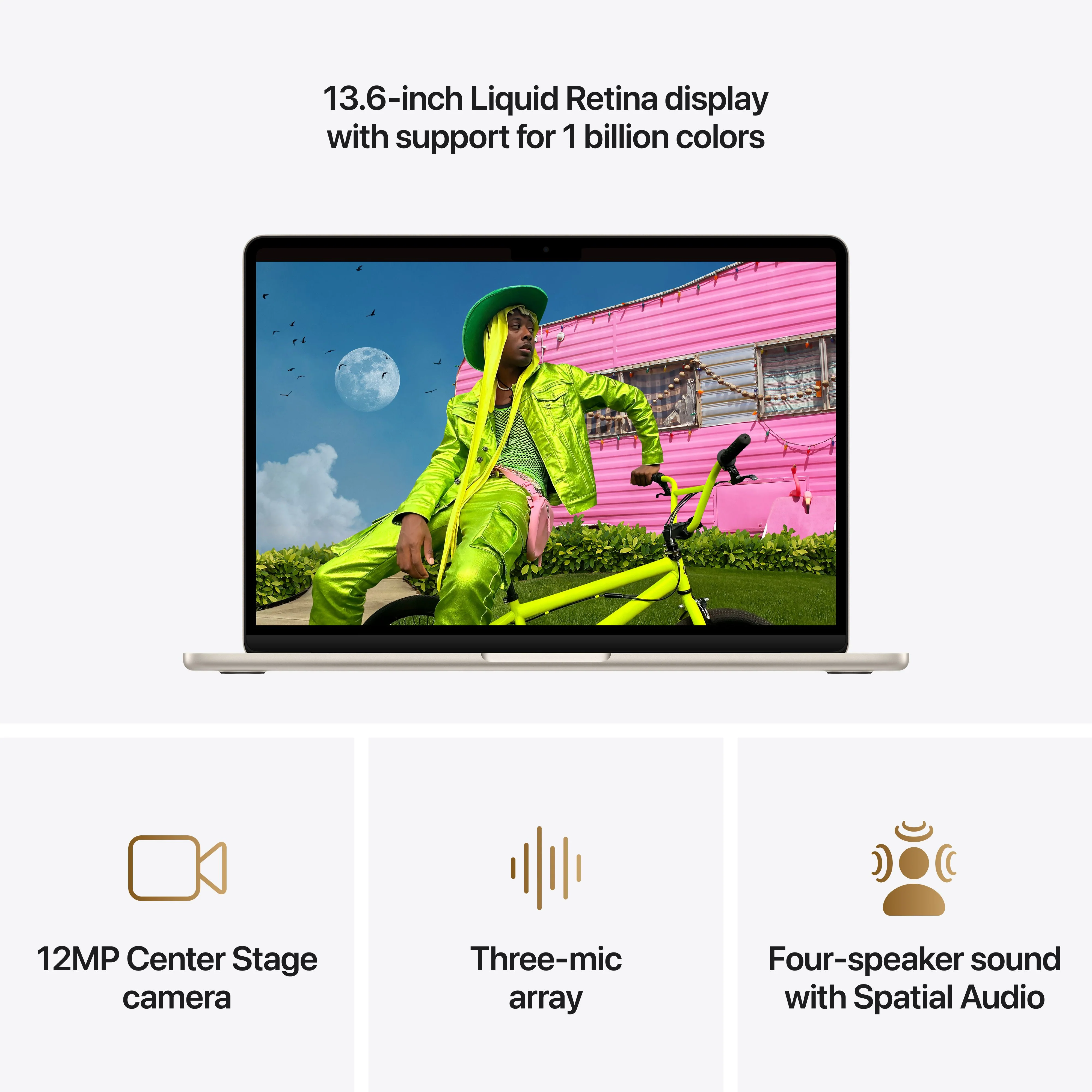 MacBook Air 13-tommer M5 16GB Minne 512GB SSD - Stjerneskinn - Image 5