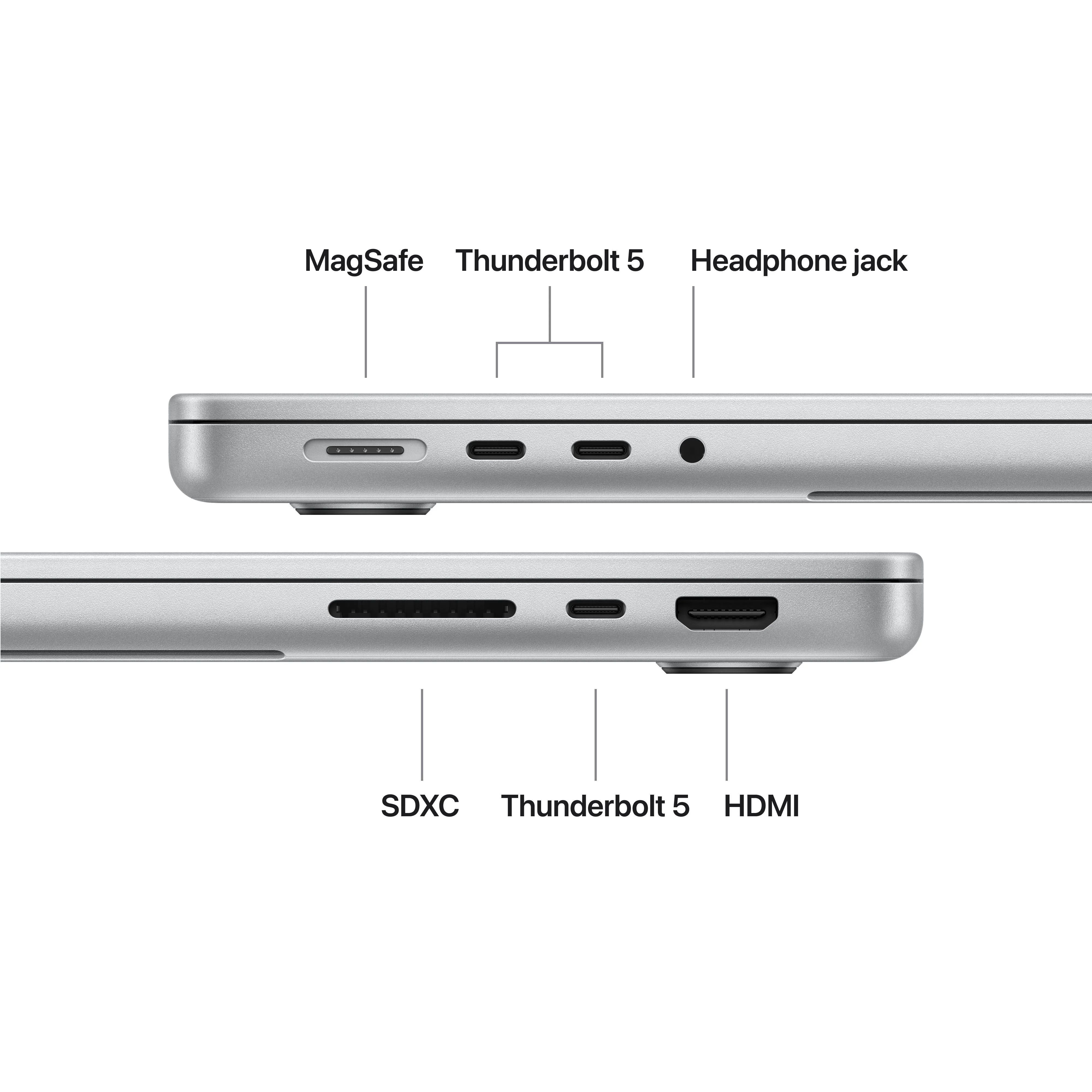 MacBook Pro 14-tommer M5 Max 36GB Minne 2TB SSD - Sølv - Image 7