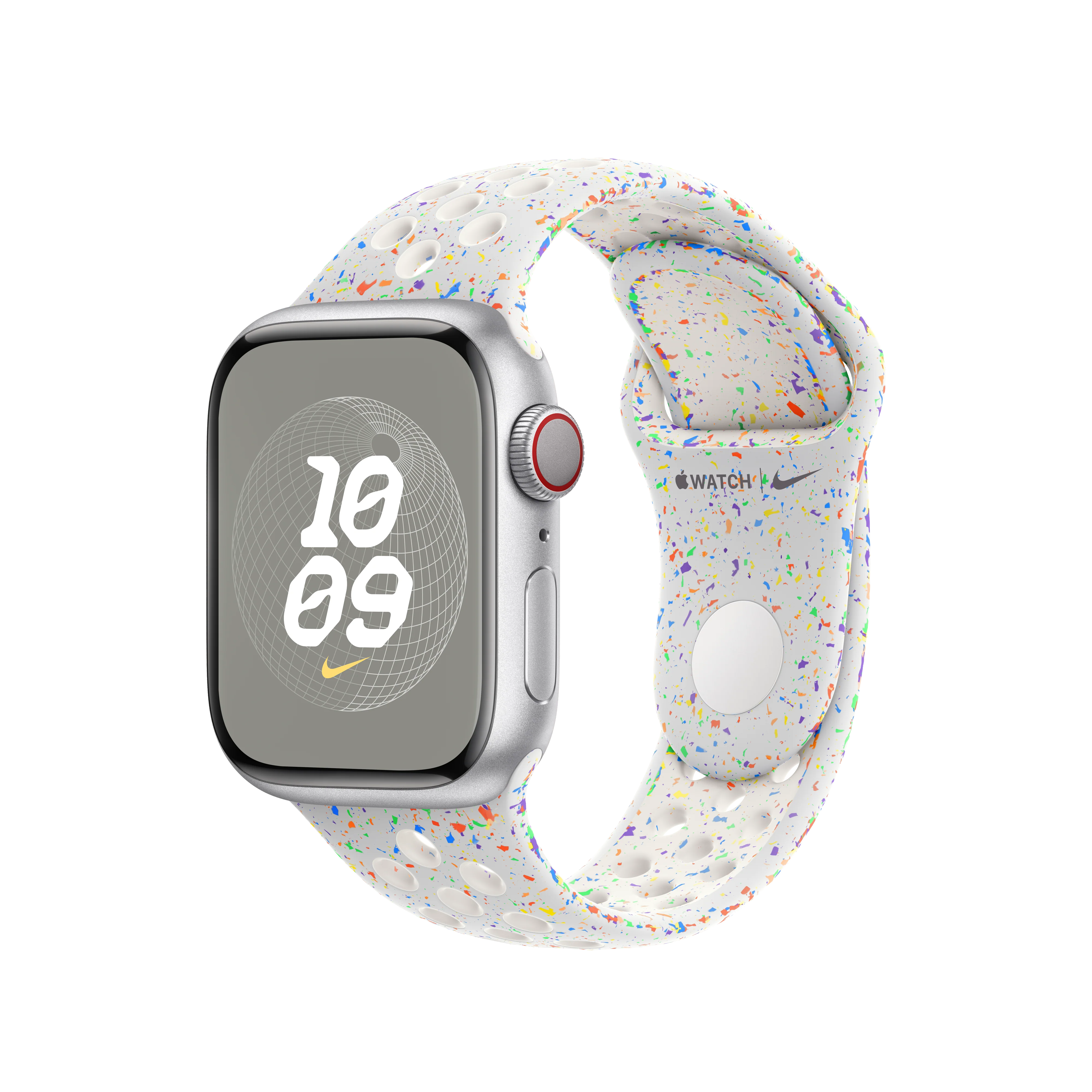 42/41 mm Pure Platinum Nike Sport Band - S/M - Image 2