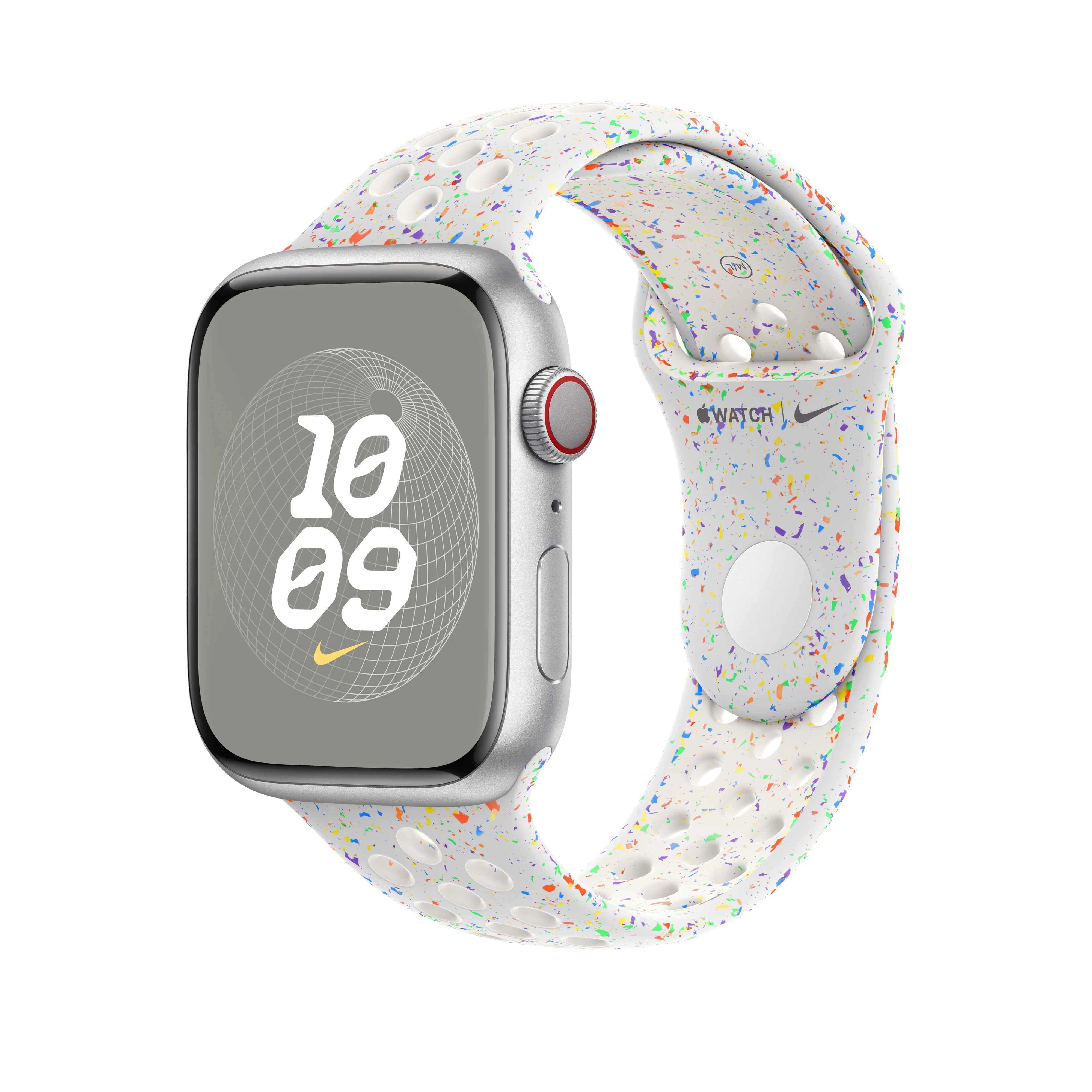 49/46 mm Pure Platinum Nike Sport Band - M/L - Image 2