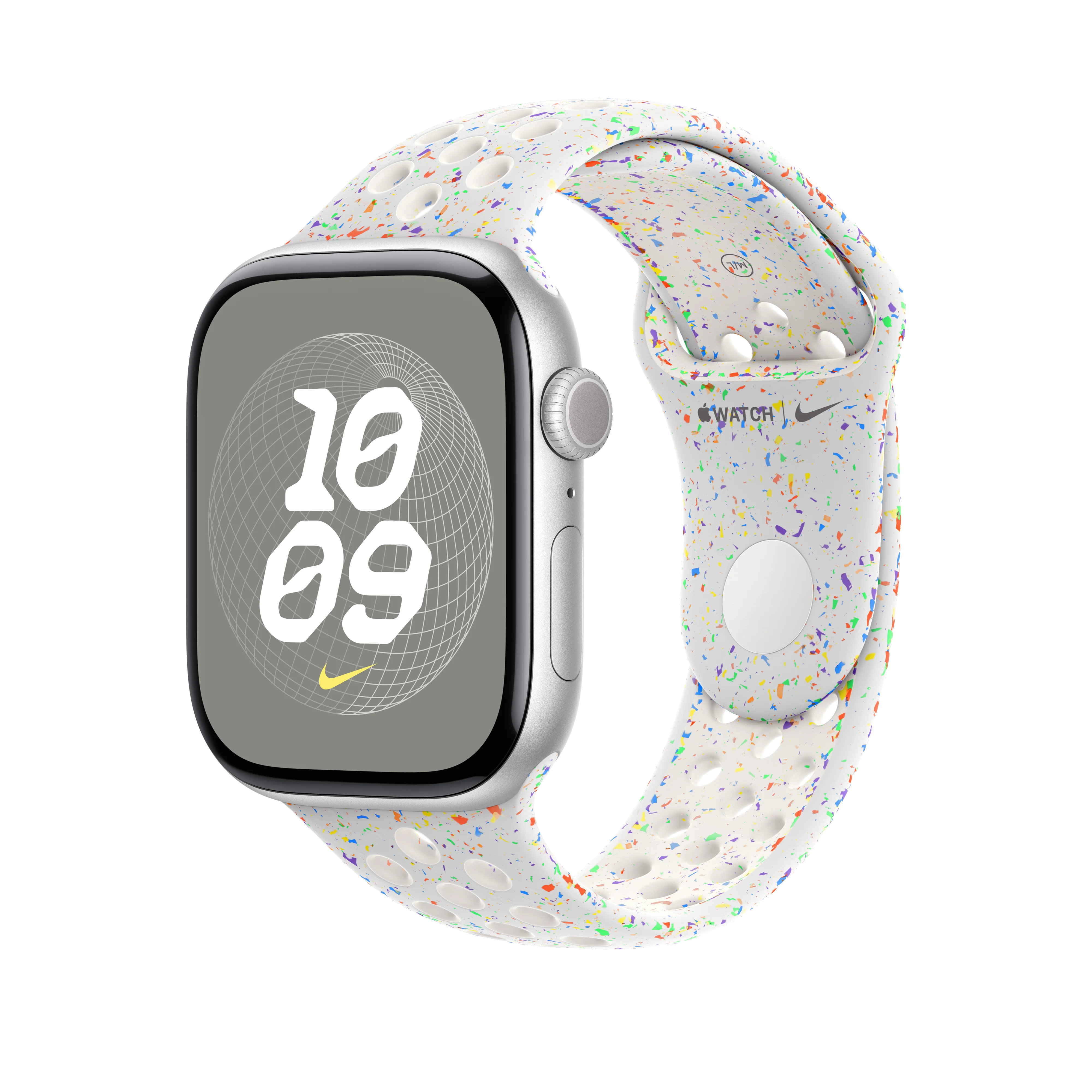 49/46 mm Pure Platinum Nike Sport Band - M/L - Image 2