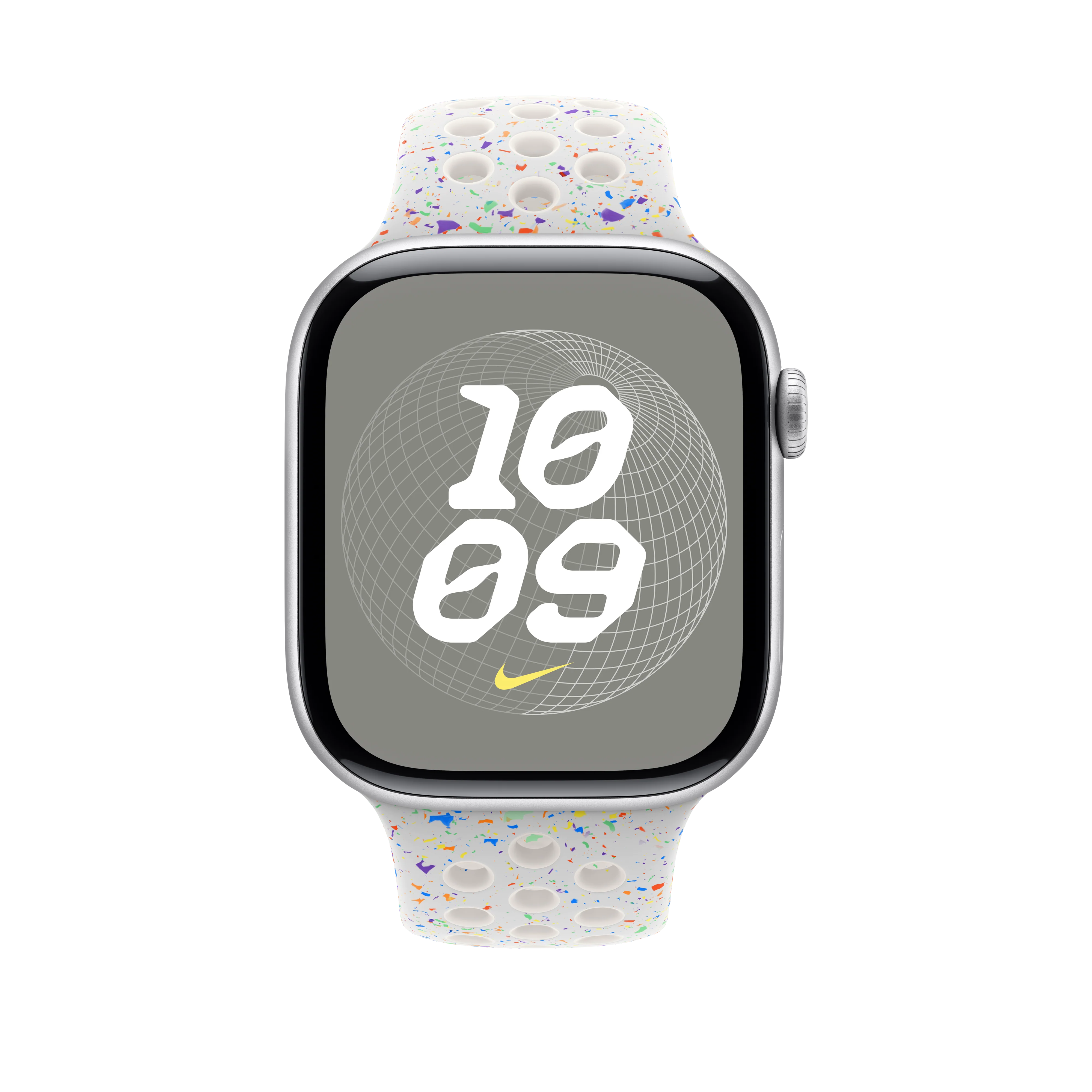49/46 mm Pure Platinum Nike Sport Band - M/L - Image 3