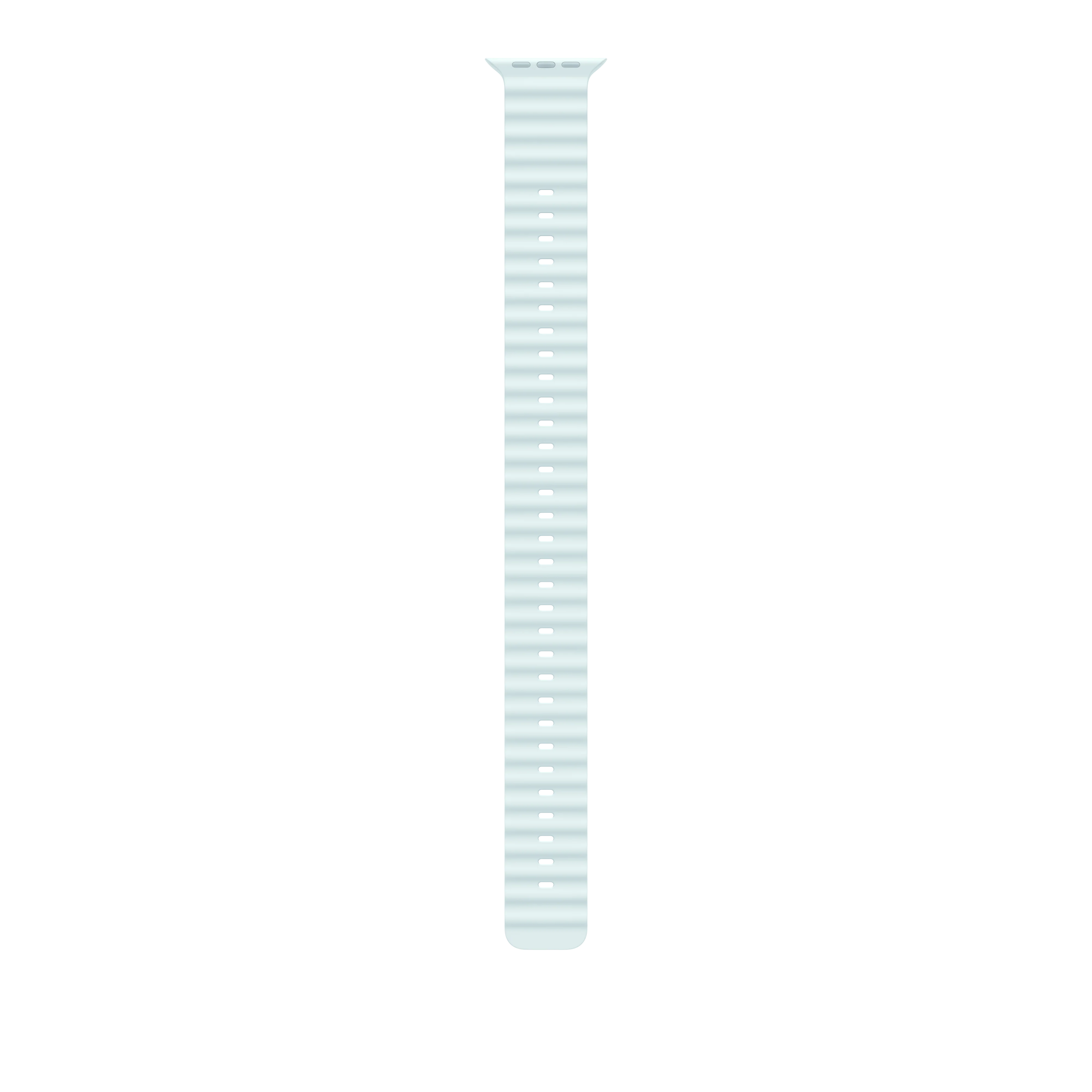49/46 mm Ice Blue Ocean Band Extension - Natural Titanium Finish