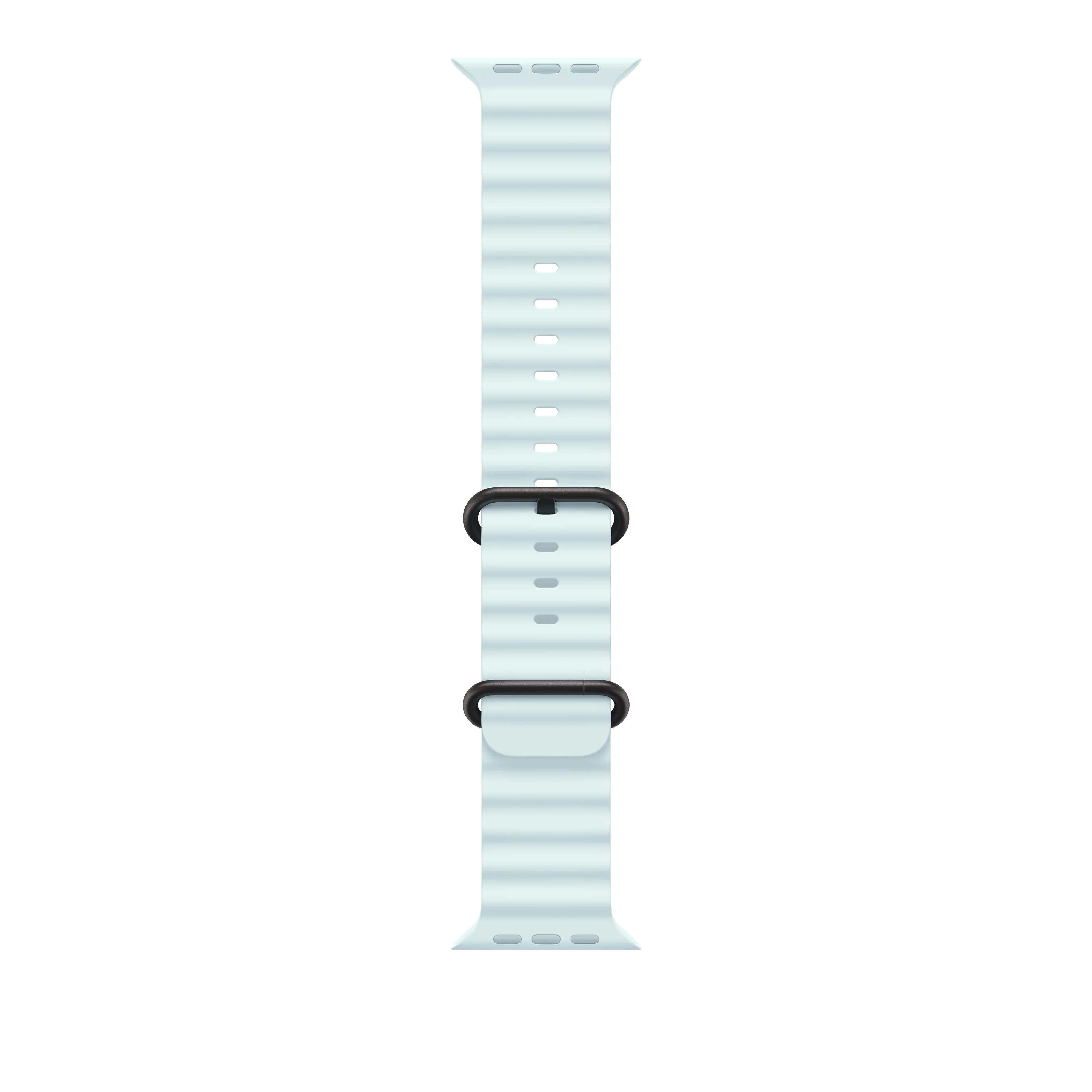 49mm Ice Blue Ocean Band - Black Titanium Finish