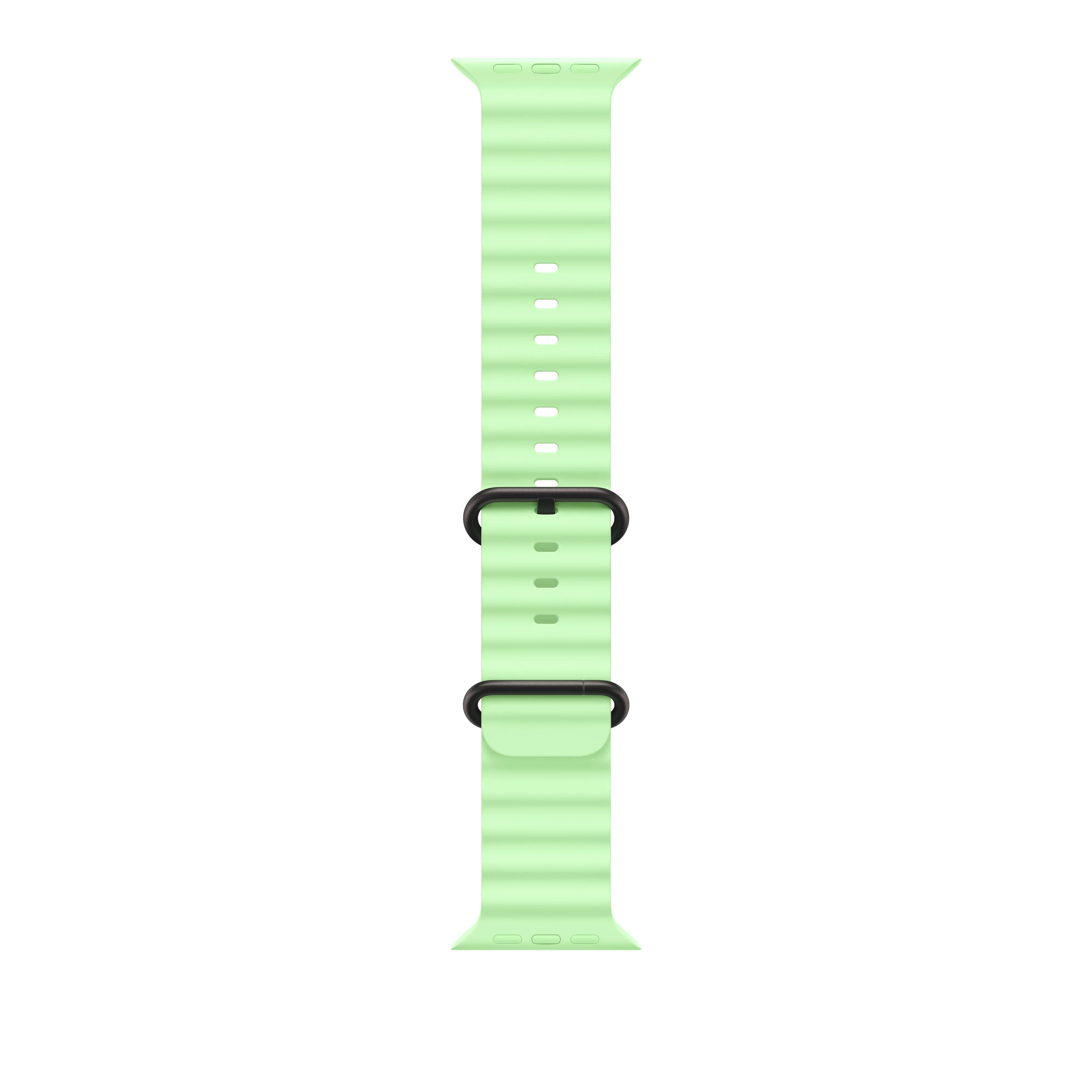 49/46 mm Neon Green Ocean Band - Black Titanium Finish