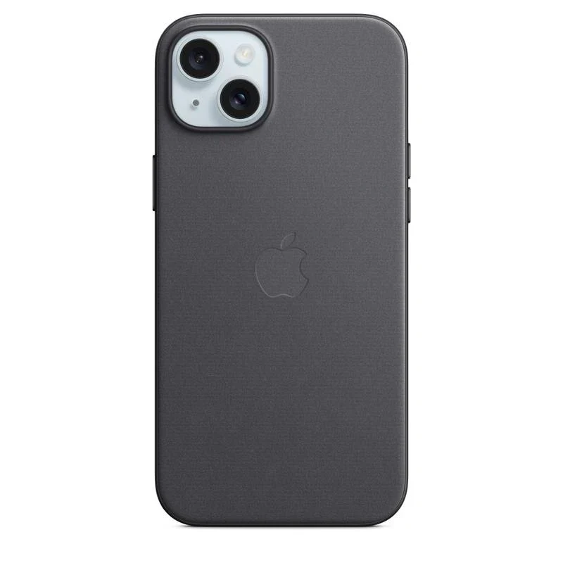 Apple Deksel i finvev med MagSafe til iPhone 15 Plus - Black