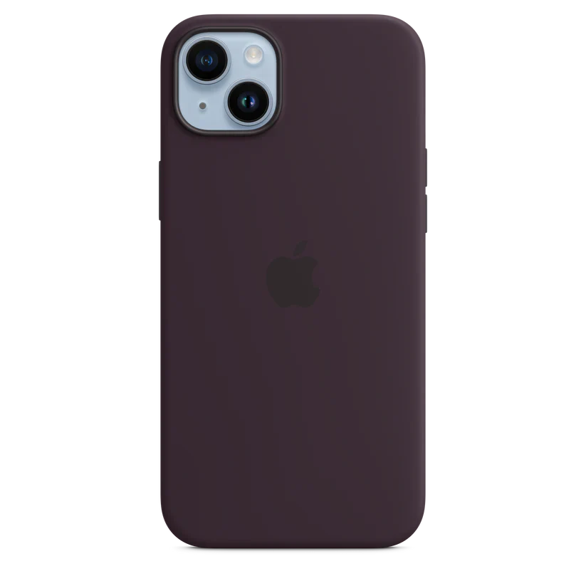 Apple Silikondeksel med MagSafe til iPhone 14 Plus - Elderberry - Image 3