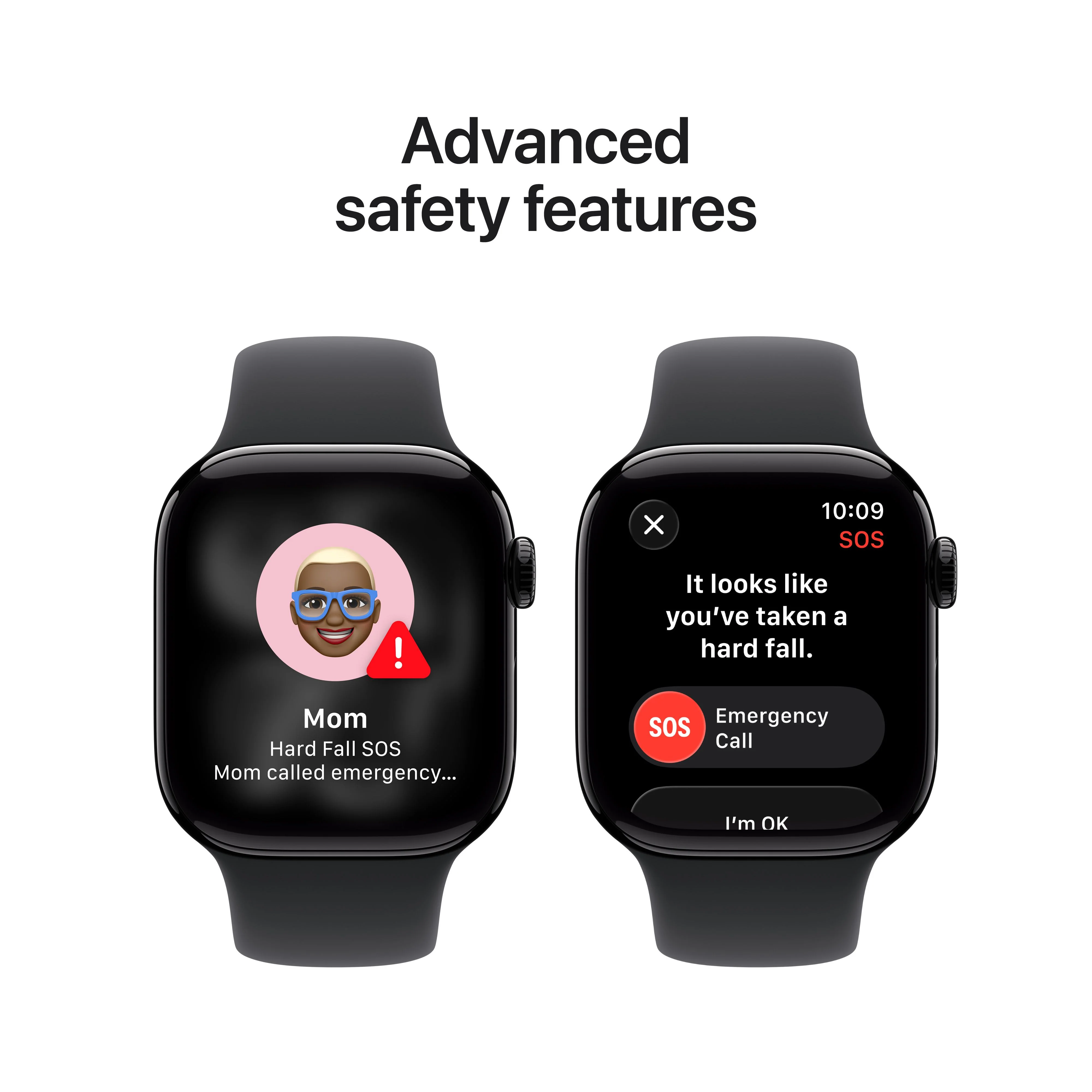 Apple Watch Series 11 GPS 42mm Jet Black Aluminium Case with Black Sport Band - S/M - Image 6