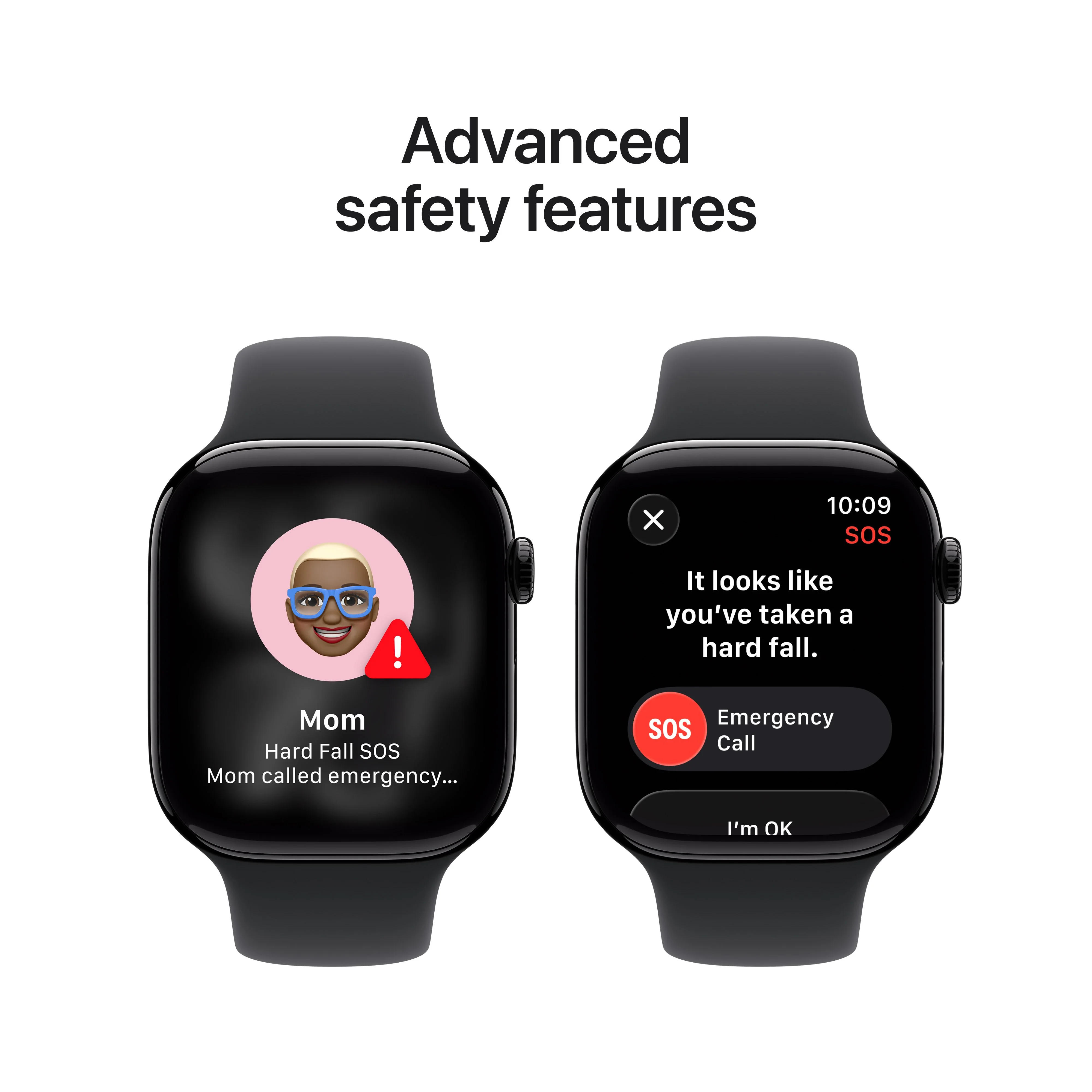 Apple Watch Series 11 GPS 46mm Jet Black Aluminium Case with Black Sport Band - S/M - Image 6