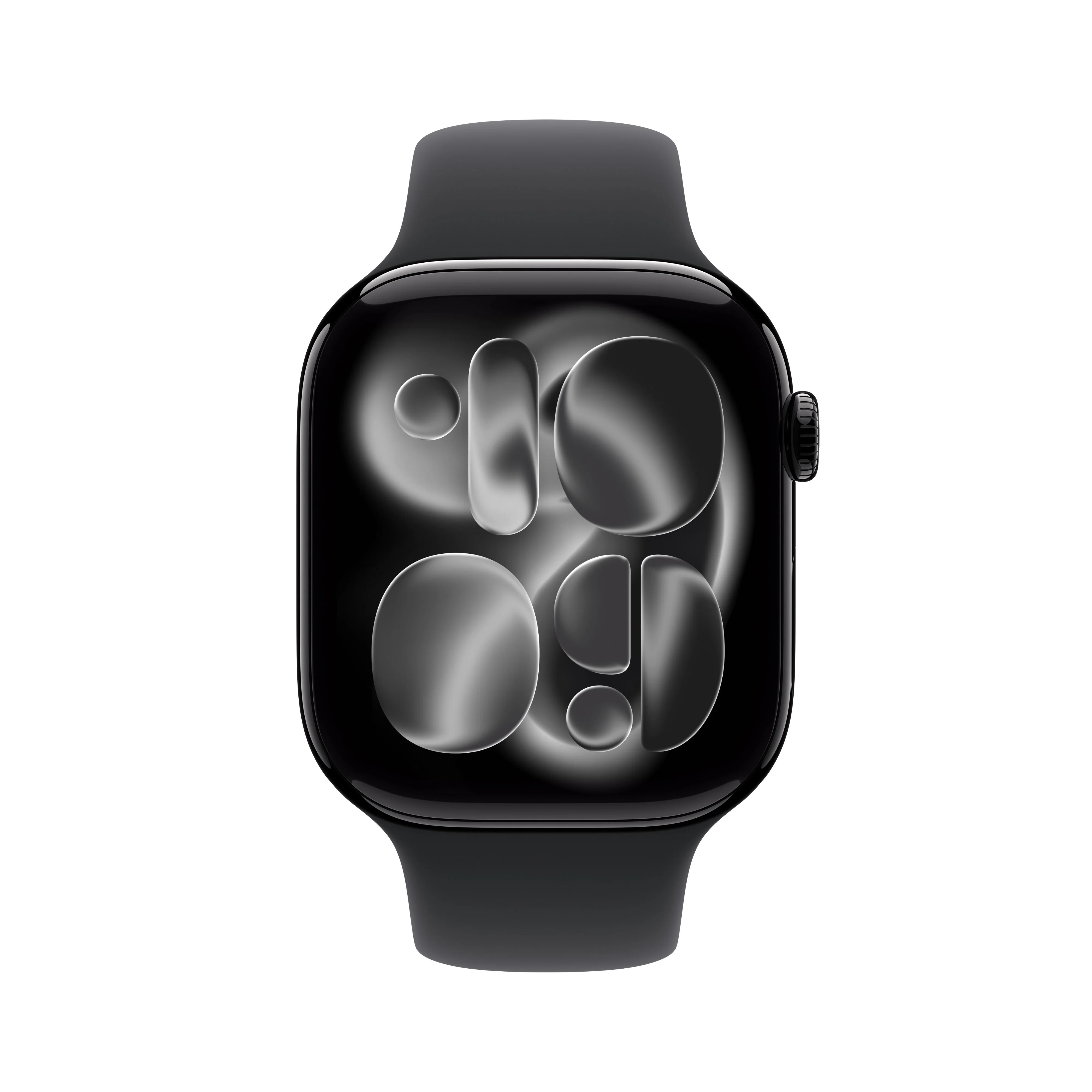 Apple Watch Series 11 GPS 46mm Jet Black Aluminium Case with Black Sport Band - M/L - Image 2