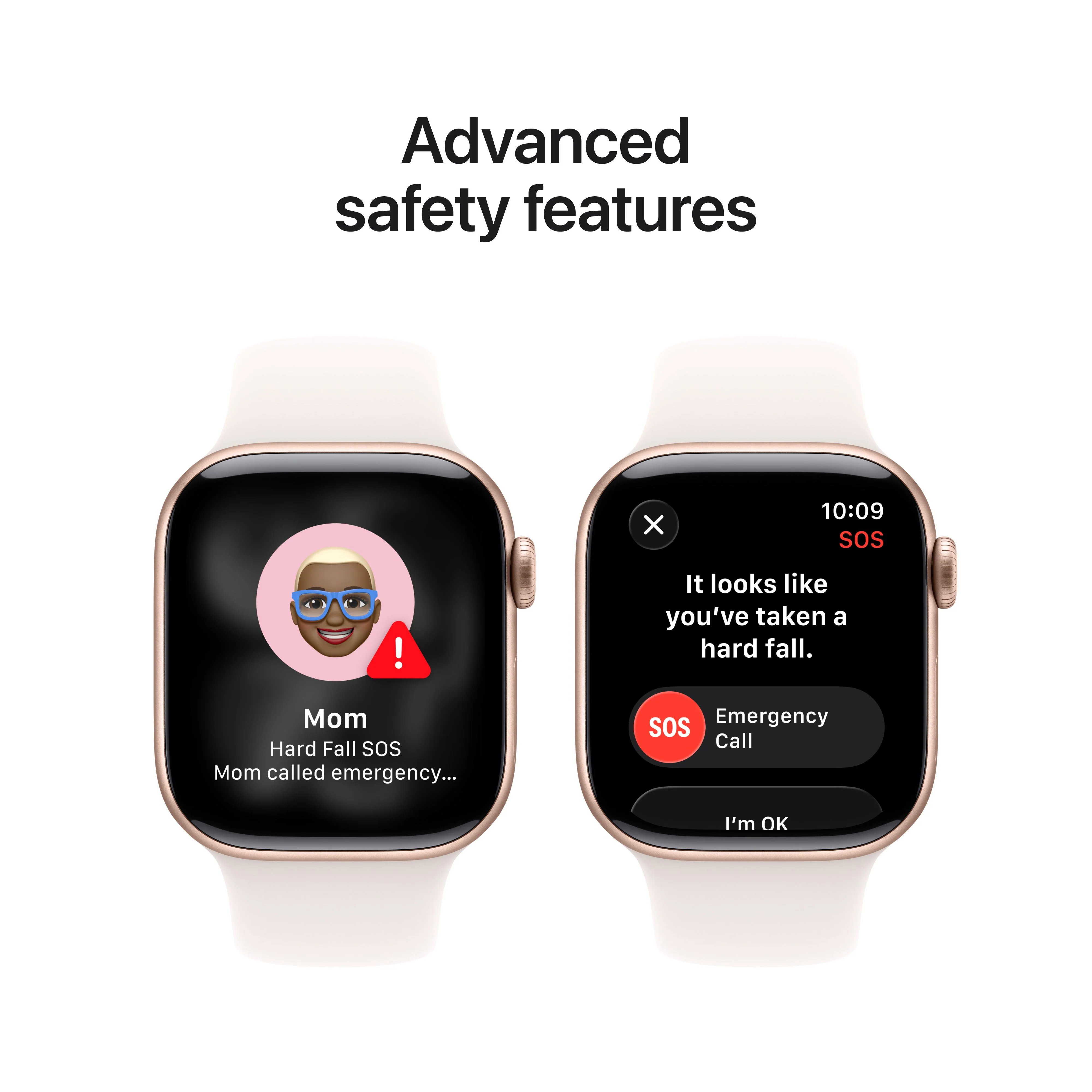 Apple Watch Series 11 GPS + Cellular 42mm Rose Gold Aluminium Case with Light Blush Sport Band - S/M - Image 6