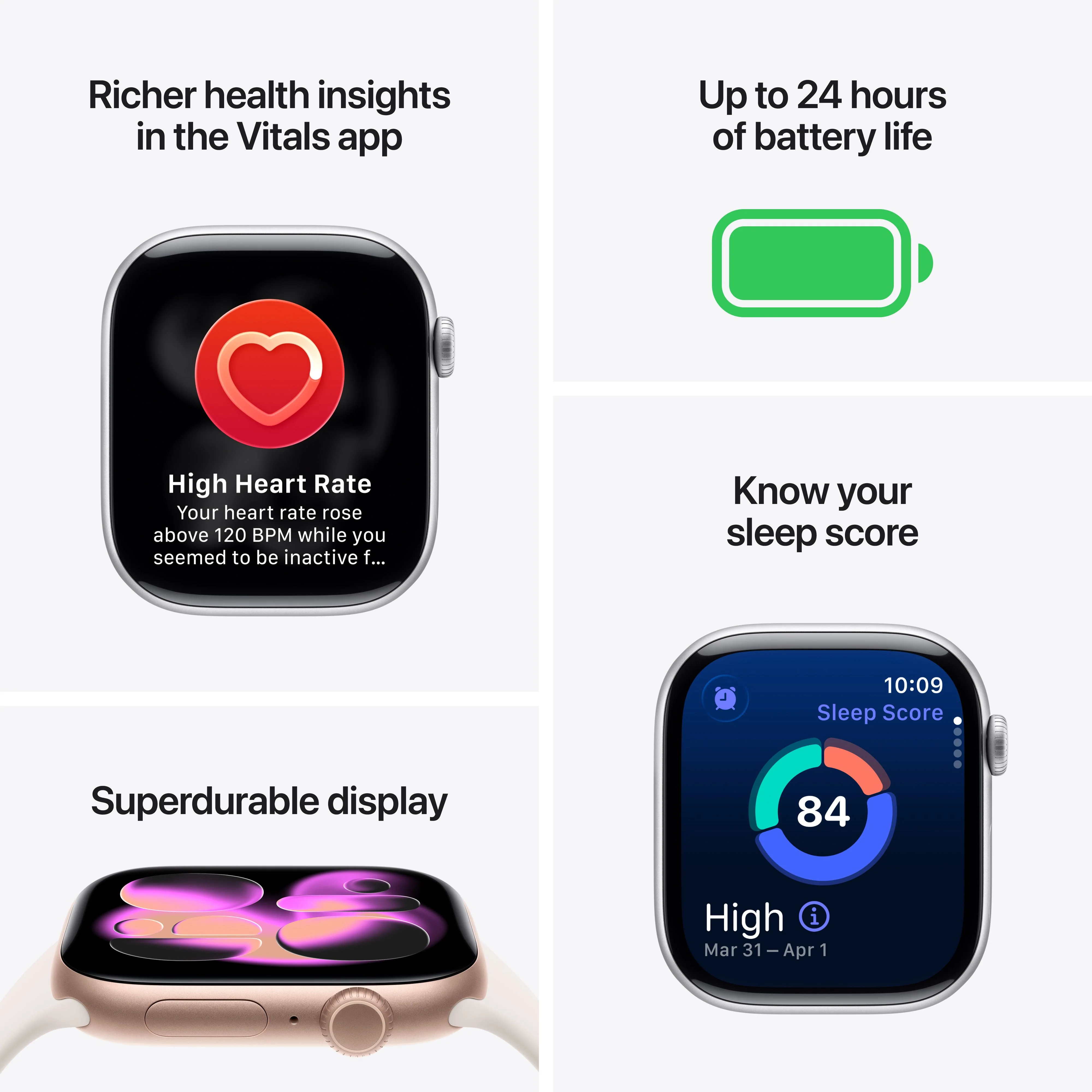 Apple Watch Series 11 GPS + Cellular 46mm Space Grey Aluminium Case with Black Sport Band - M/L - Image 3