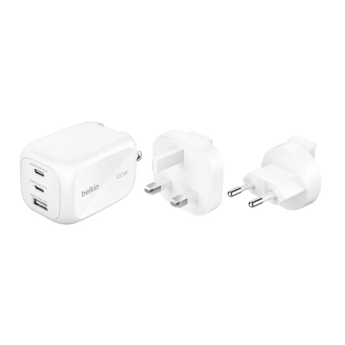 Belkin 100W 3-port BoostCharge Pro Vegglader - Image 3