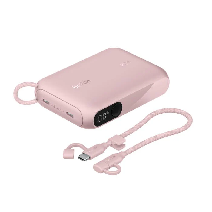 Belkin BoostCharge 10 000 mAh Powerbank med display - Rosa - Image 2