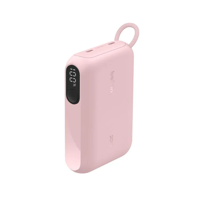 Belkin BoostCharge 10 000 mAh Powerbank med display - Rosa - Image 3