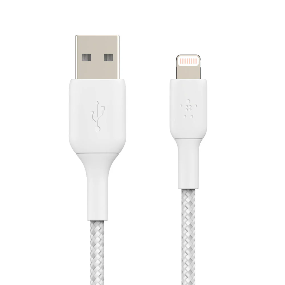 Belkin USB-A til Lightning ladekabel 1m - Hvit - Image 3