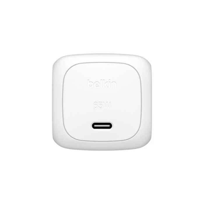Belkin 65W USB-C PD GaN Vegglader - Hvit - Image 3