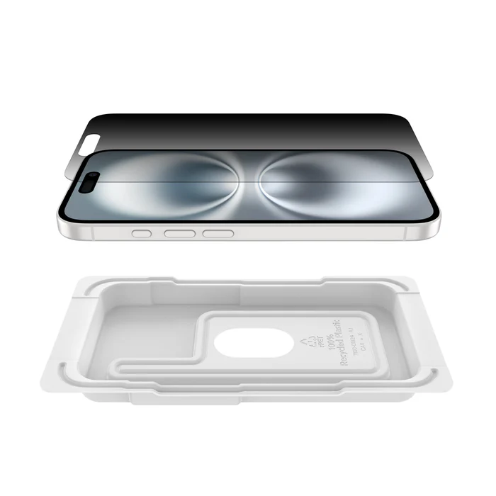 Belkin InvisiGlass Privacy Skjermbeskytter til iPhone 16/15/14 Pro - Image 2