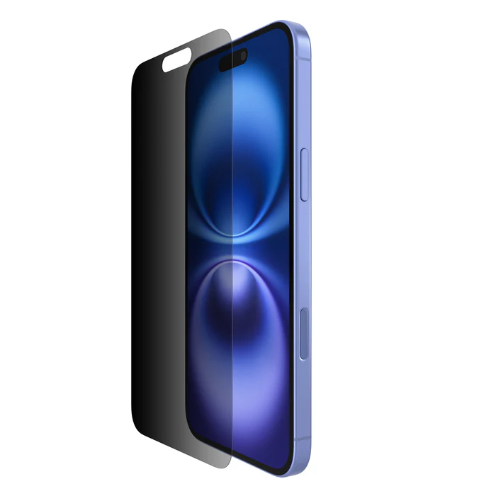Belkin InvisiGlass Privacy Skjermbeskytter til iPhone 16+/15+/14 Pro Max