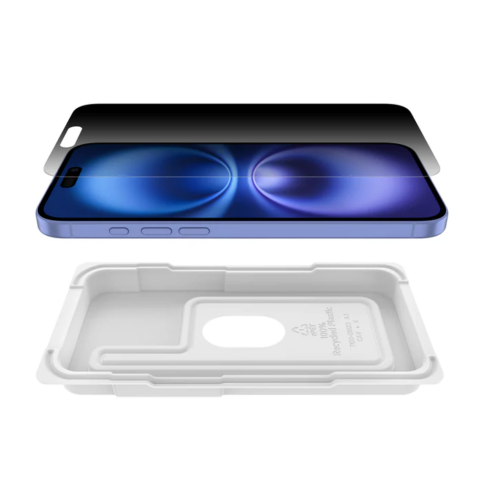 Belkin InvisiGlass Privacy Skjermbeskytter til iPhone 16+/15+/14 Pro Max - Image 2
