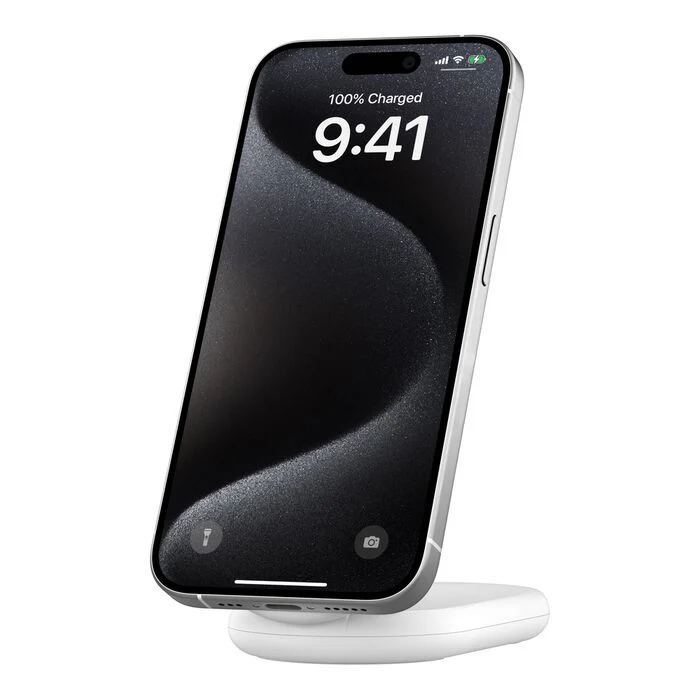 Belkin Qi2 Sammenleggbar Trådløs lader - Hvit