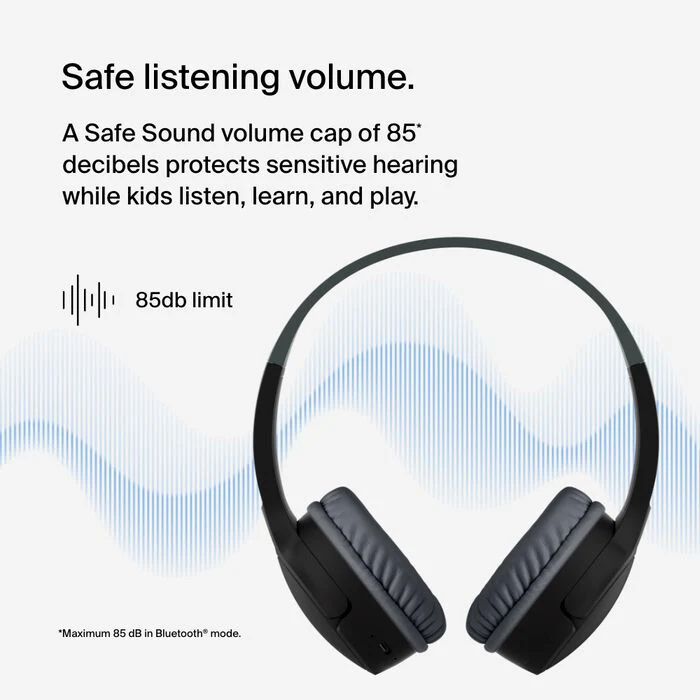 Belkin SoundForm Mini Hodetelefoner for Barn - Svart - Image 2