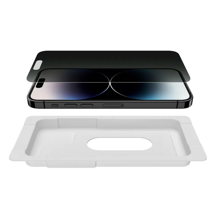 Belkin Tempered Glass Privacy Skjermbeskytter til iPhone 15/14 Pro - Image 3