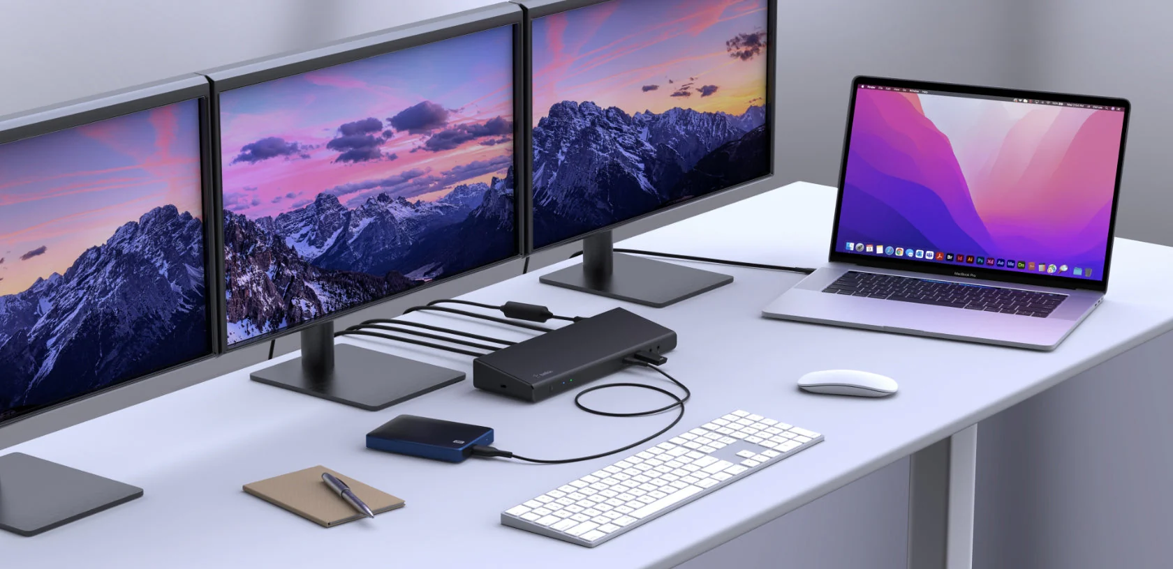 Belkin Triple Display Dockingstasjon - Image 3