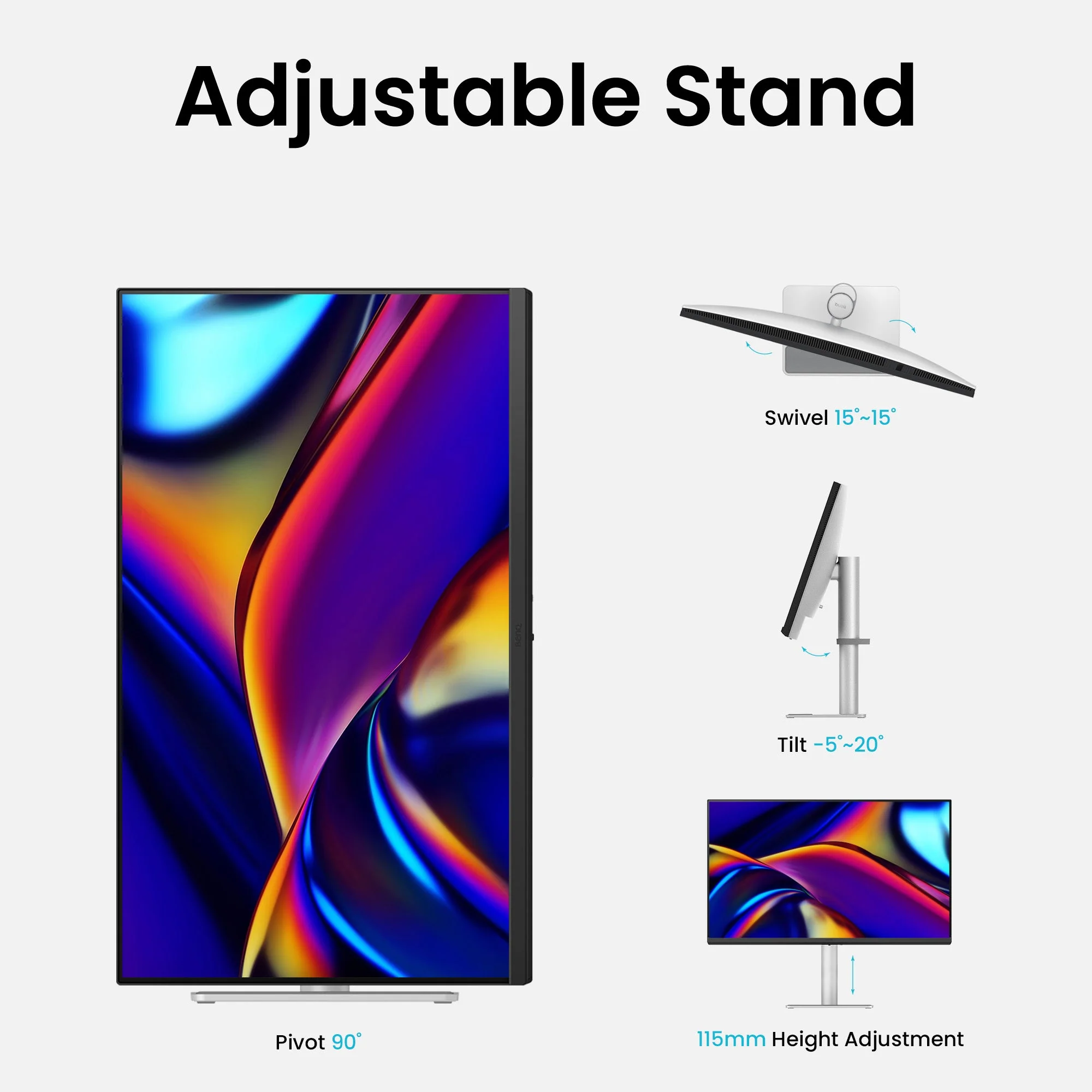 BenQ MA320U 32" MA 4K Mac Monitor P3 - Image 7