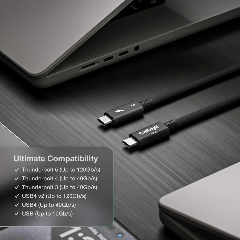 CalDigit Thunderbolt 5 Pro Kabel 1m - Image 5