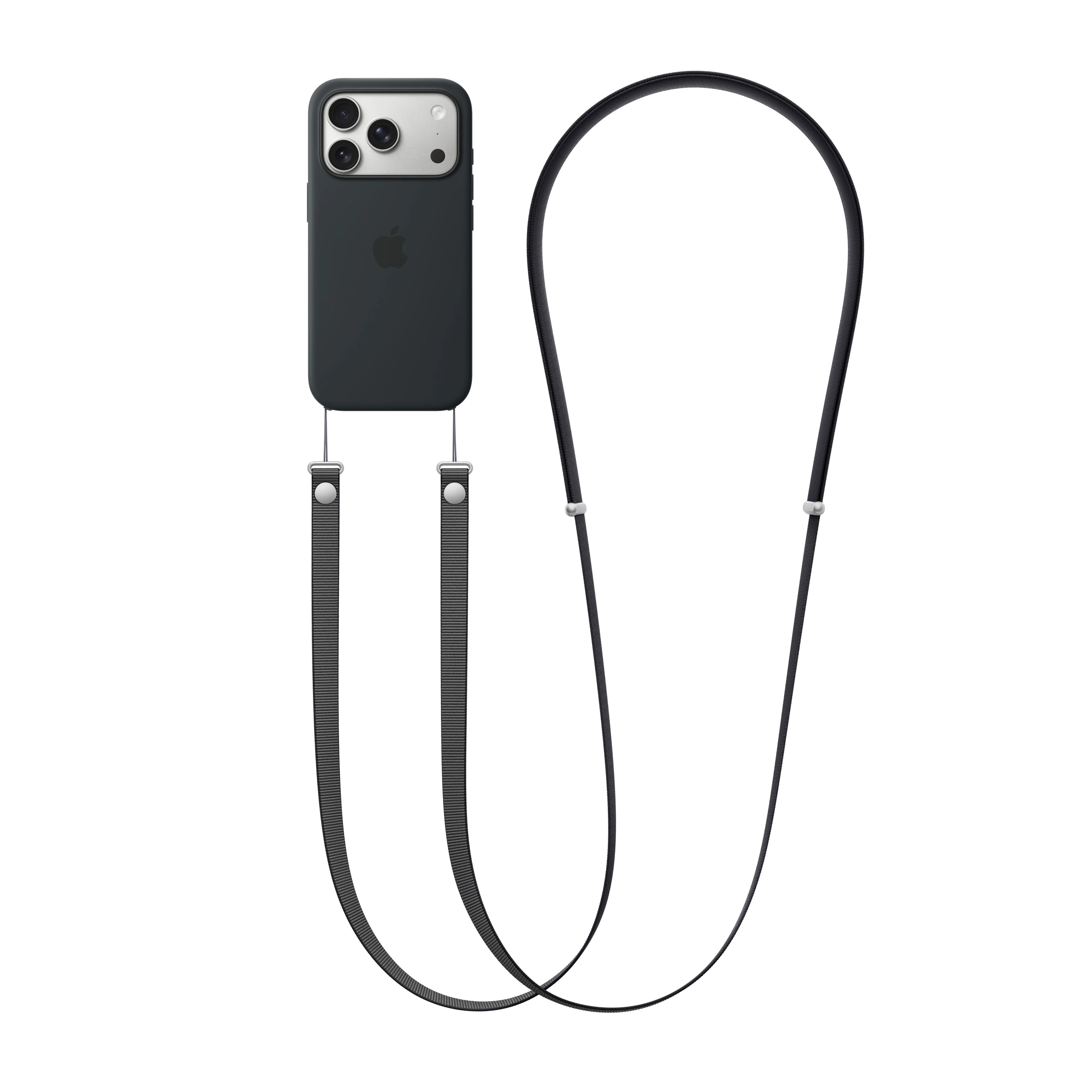 Apple Crossbody-stropp - Svart - Image 2
