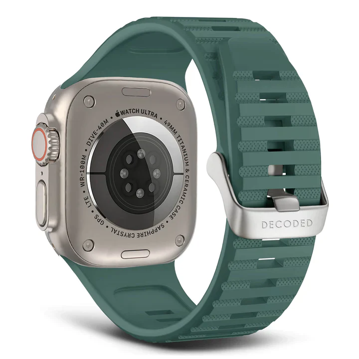 Decoded 49/46 mm Ultra Strap Reim - Mossgrønn