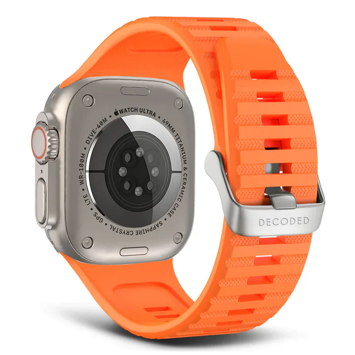 Decoded 49/46 mm Ultra Strap Reim - Oransje