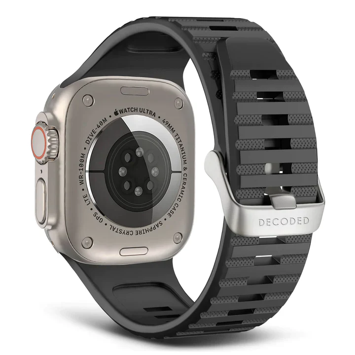 Decoded 49/46 mm Ultra Strap Reim - Svart