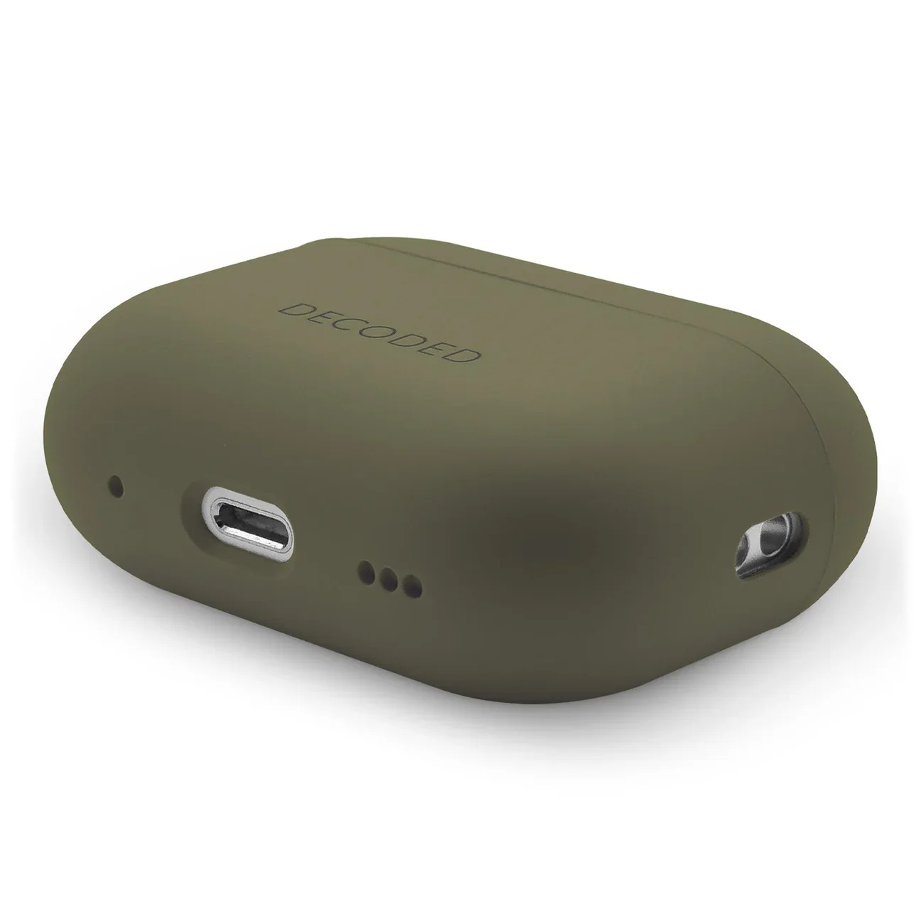Decoded AirCase Silikondeksel til AirPods Pro (1. og 2. gen.) - Olive - Image 4