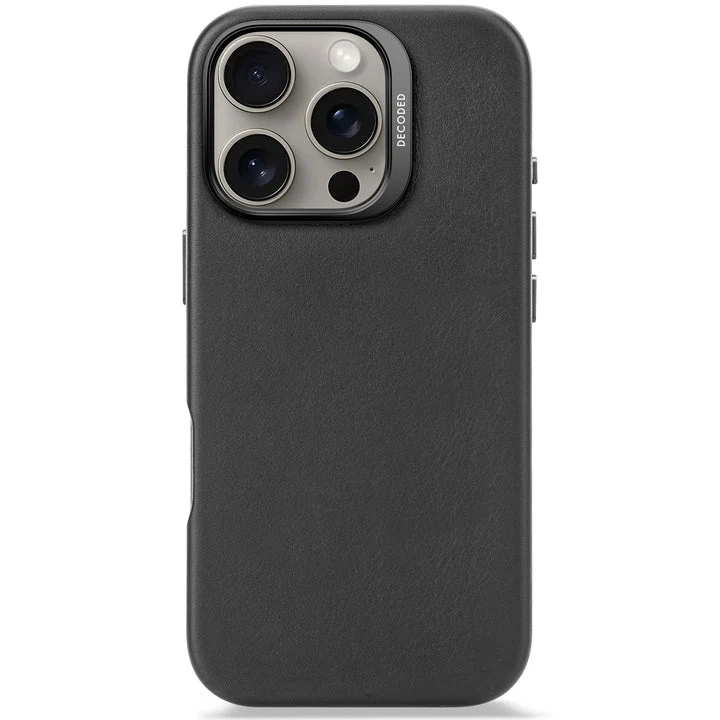 Decoded BackCover MagSafe Skinndeksel til iPhone 16 Pro - Svart