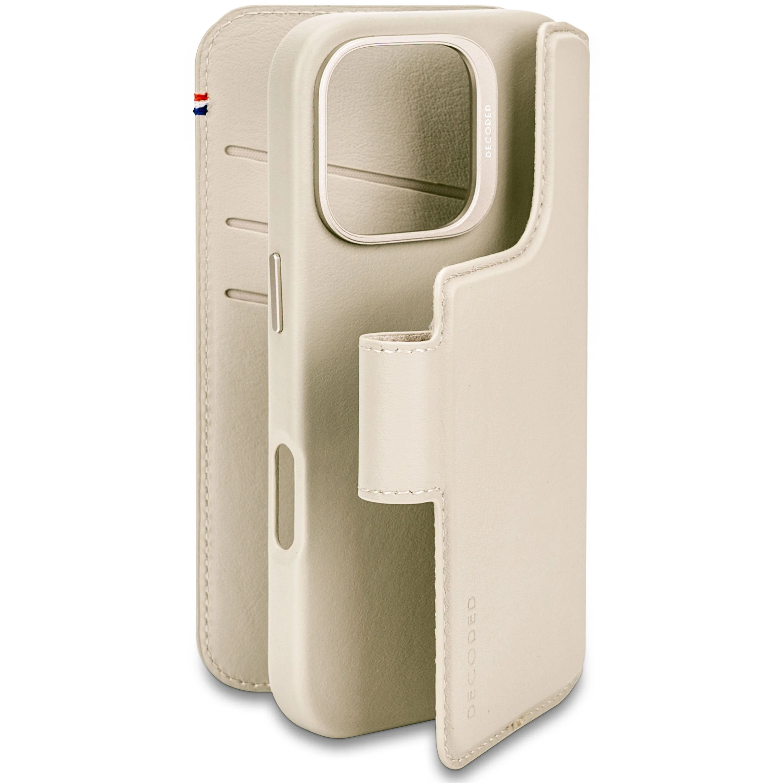Decoded Lommebokdeksel i skinn med MagSafe til iPhone 16 Pro - Clay - Image 2