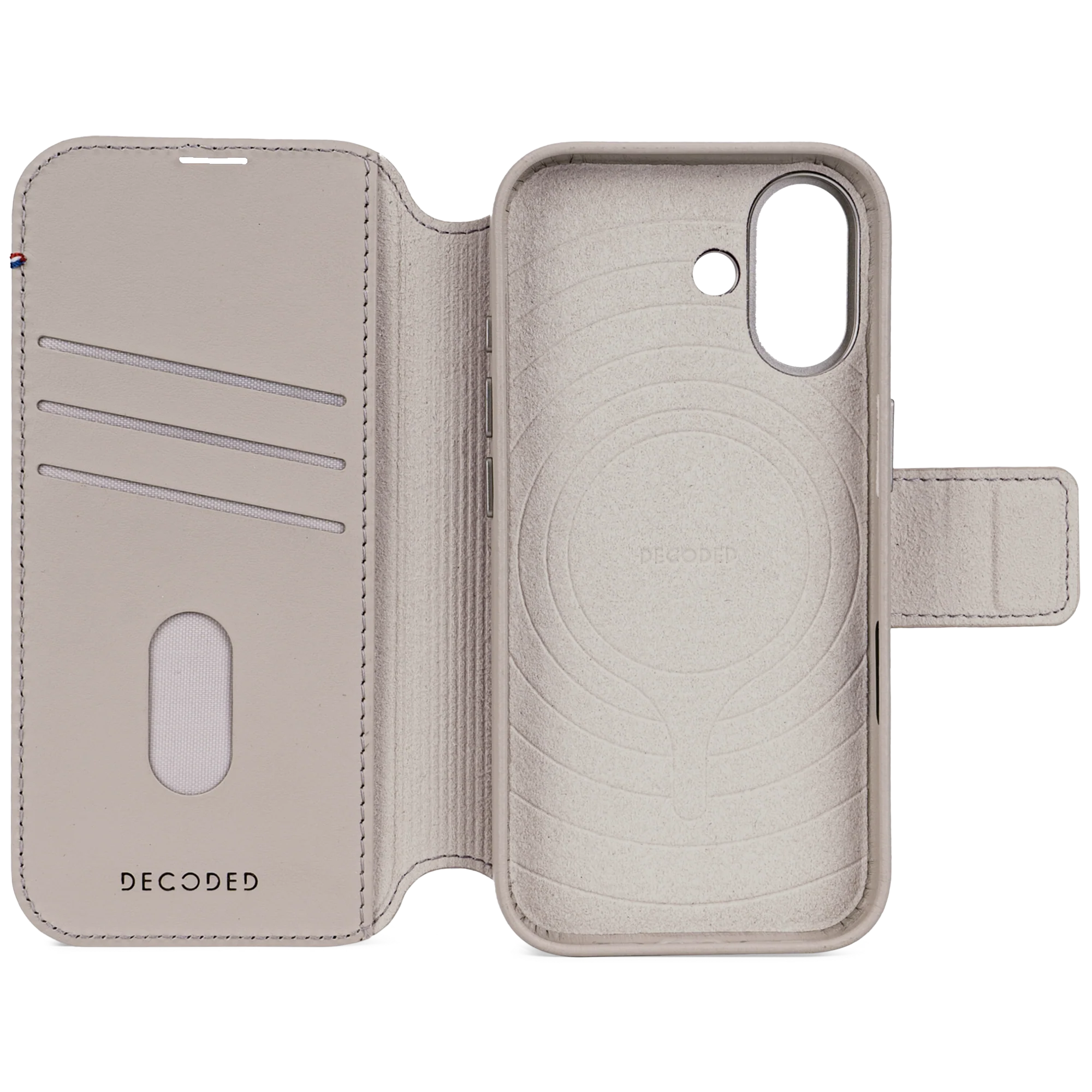 Decoded Lommebokdeksel i skinn med MagSafe til iPhone 17 - Clay - Image 2