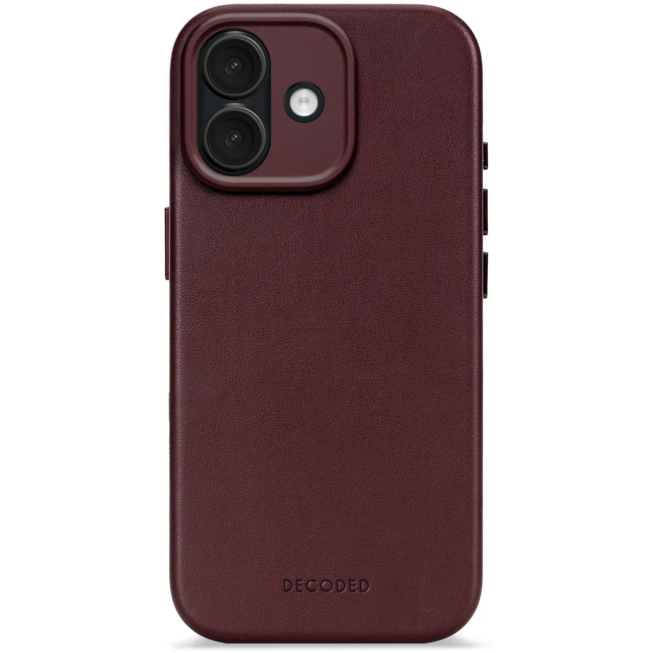 Decoded BackCover MagSafe Skinndeksel til iPhone 17 - Dark Ruby