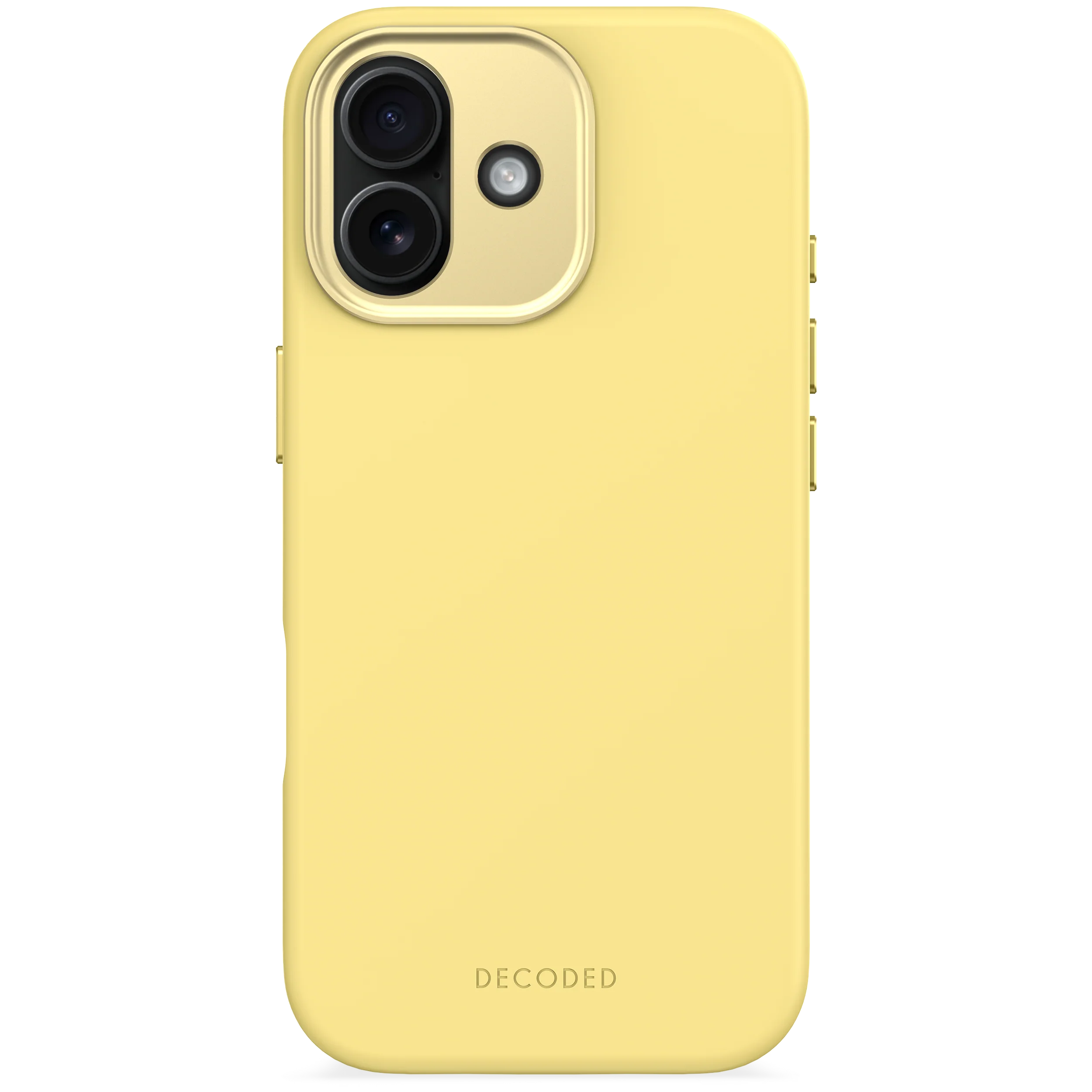 Decoded BackCover MagSafe Silikondeksel til iPhone 17 - Yuma Yellow