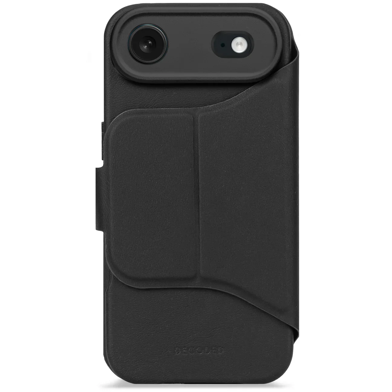 Decoded Lommebokdeksel i silikon med MagSafe til iPhone Air - Phantom Black