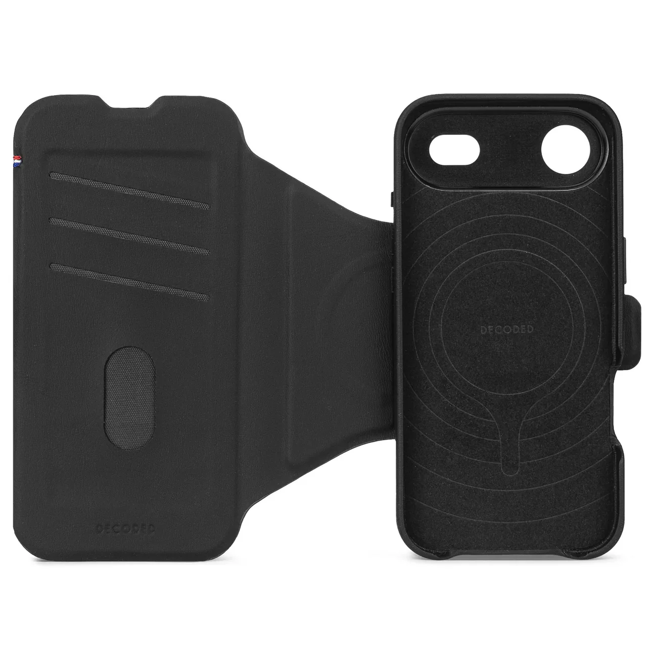 Decoded Lommebokdeksel i silikon med MagSafe til iPhone Air - Phantom Black - Image 3