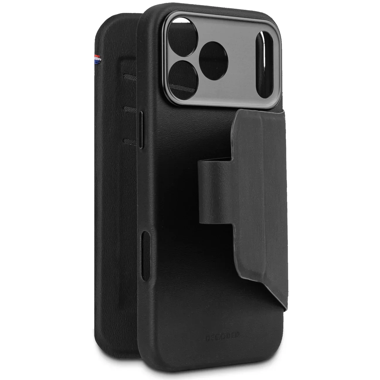 Decoded Lommebokdeksel i silikon med MagSafe til iPhone 17 Pro - Phantom Black - Image 3