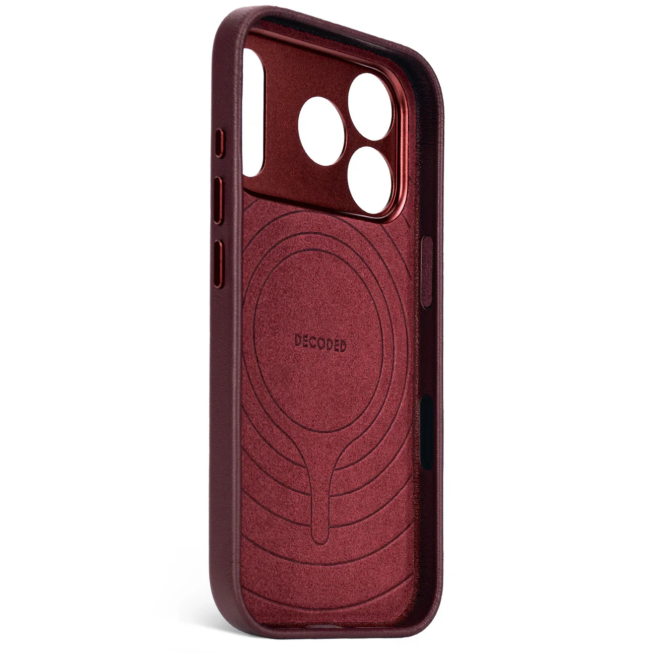 Decoded BackCover MagSafe Skinndeksel til iPhone 17 Pro - Dark Ruby - Image 2