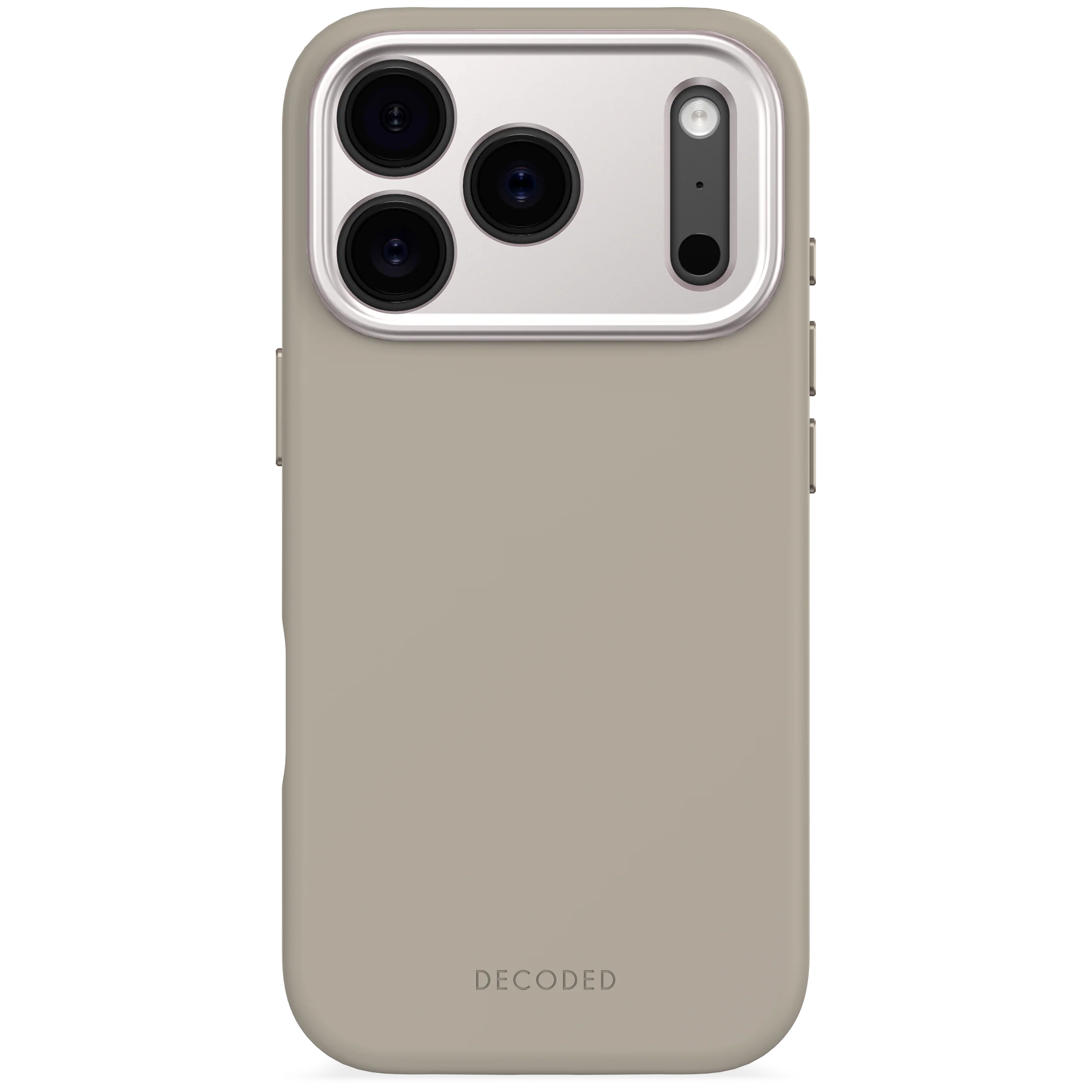 Decoded BackCover MagSafe Silikondeksel til iPhone 17 Pro - Soft Taupe