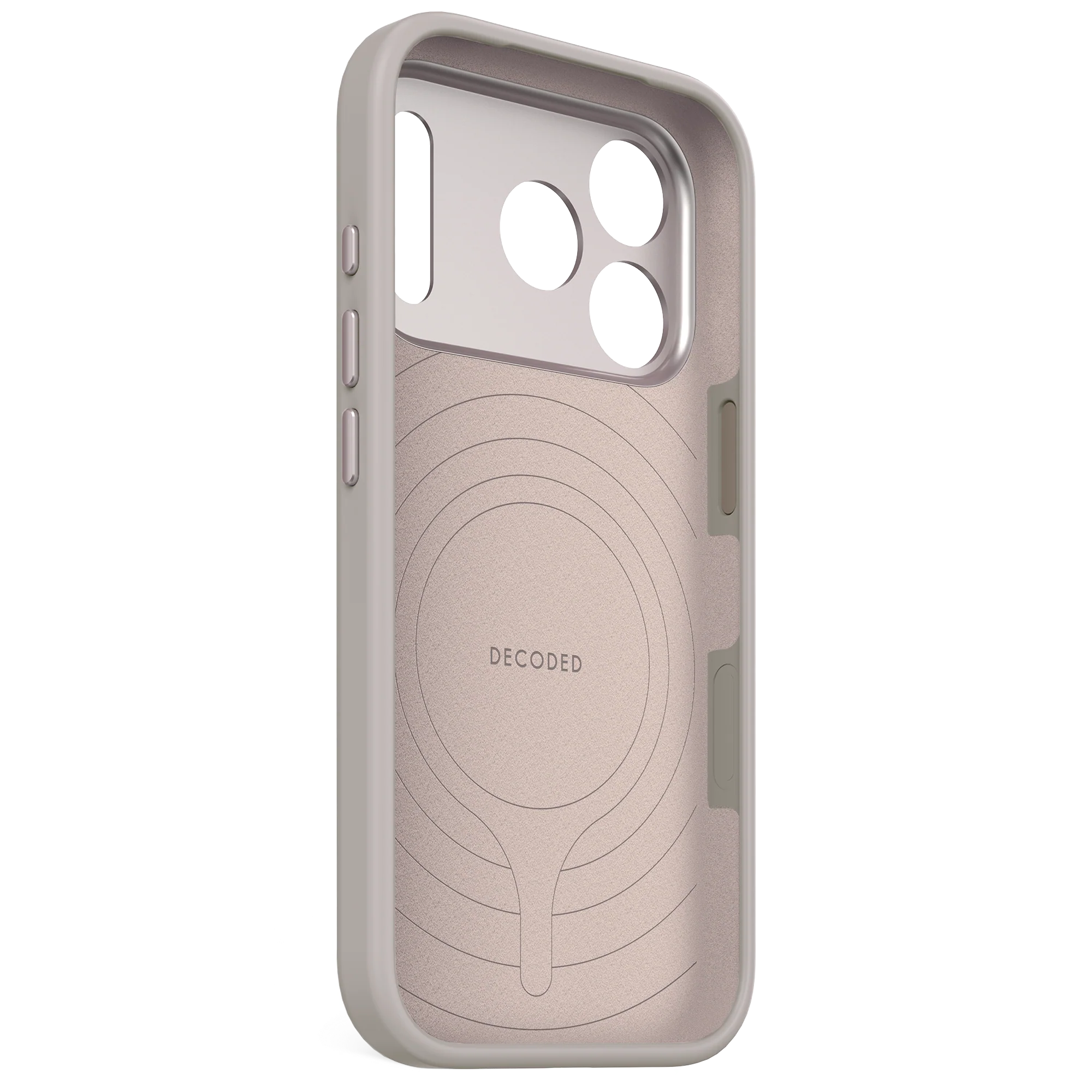 Decoded BackCover MagSafe Silikondeksel til iPhone 17 Pro - Soft Taupe - Image 2