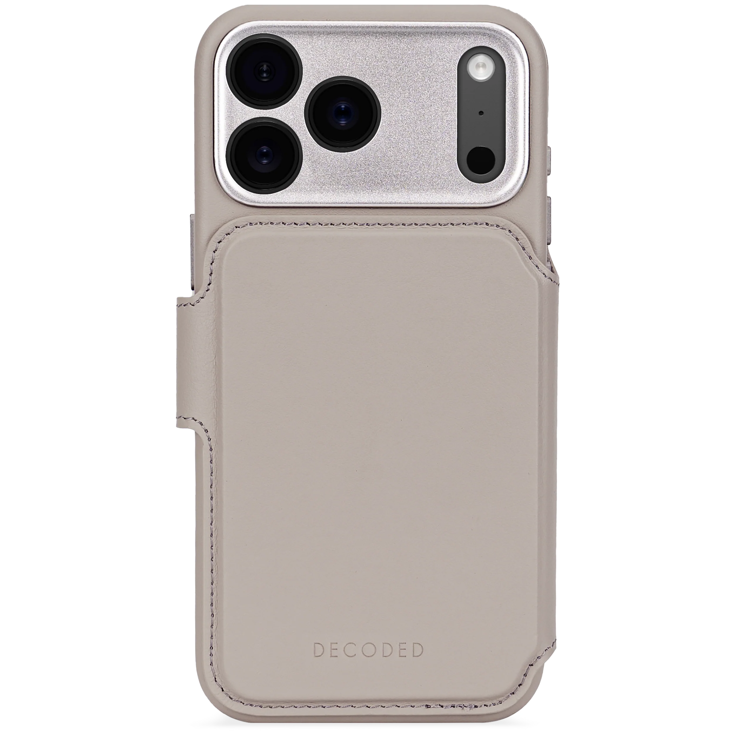 Decoded Lommebokdeksel i skinn med MagSafe til iPhone 17 Pro Max - Clay - Image 3