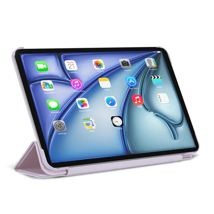 Decoded Slim Cover Etui til iPad Air 11" - Lavender - Image 5