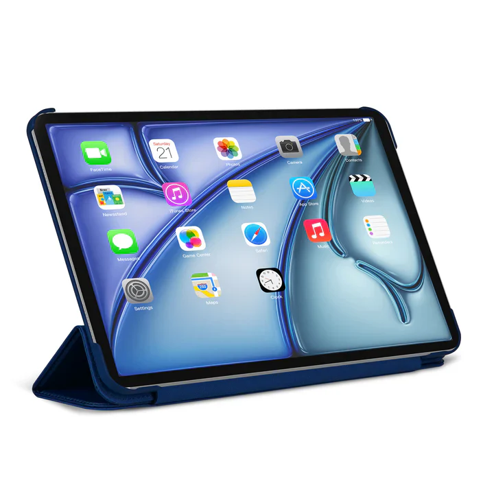Decoded Slim Cover Etui til iPad Air 11" - Navy - Image 5