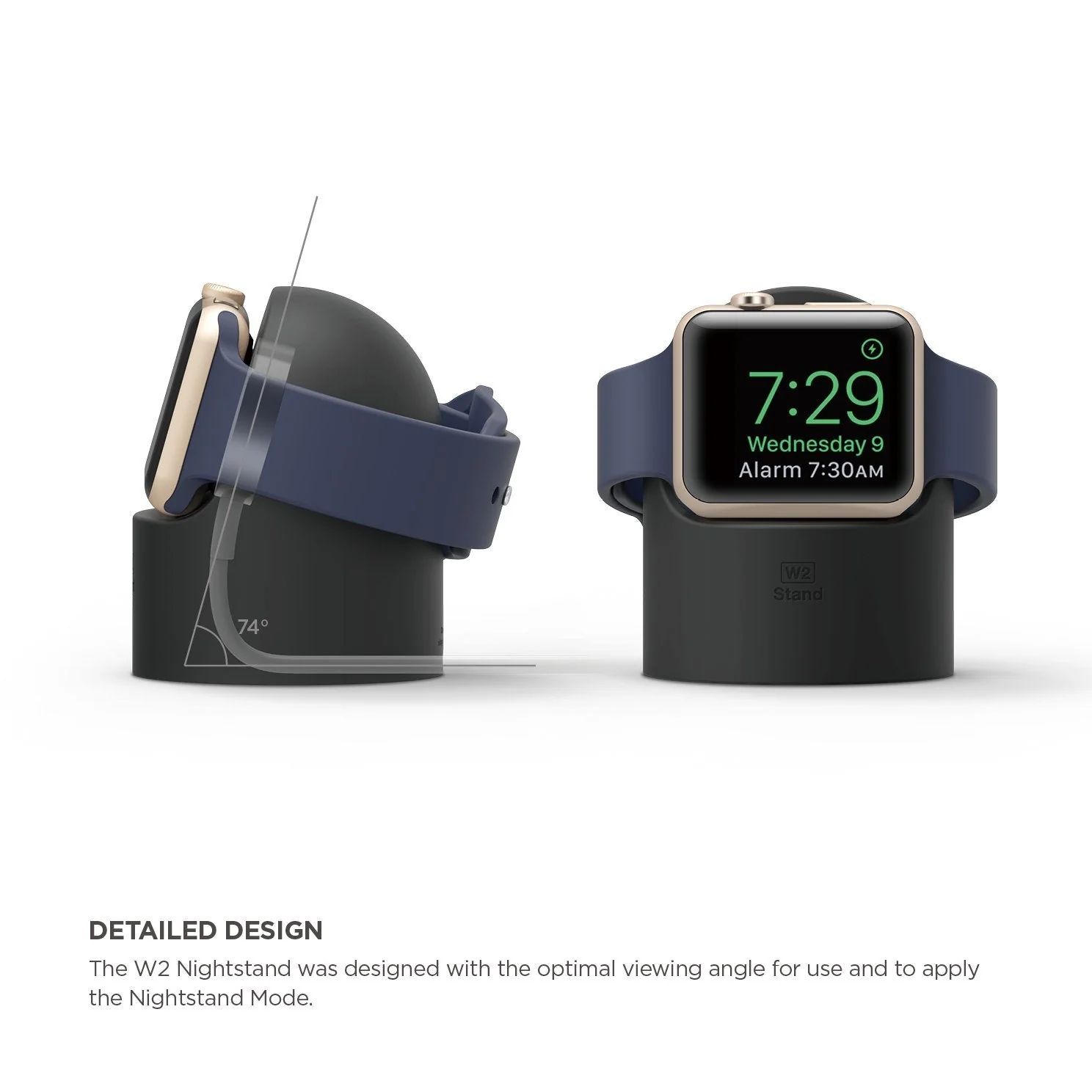 Elago W2 docking til Apple Watch - Svart - Image 2